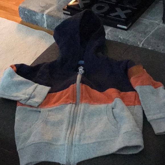 For all mankind 18 months. matching sweatpants lined hoodie set. Full zip - Picture 4 of 8